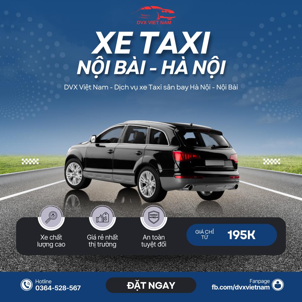 Bảng giá Taxi Nội Bài Hà Nội